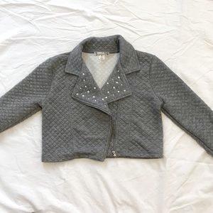 Short jacket size 12 (kids) fit perfect to size Sand xs  women